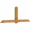 Ekena Millwork Eugene Rough Sawn Timber Gable Bracket, Western Red Cedar, 108"W x 40"H x 6"D x 6"F, 9/12 Pitch GBW108X40X0606EUG00RWR - alternate 5
